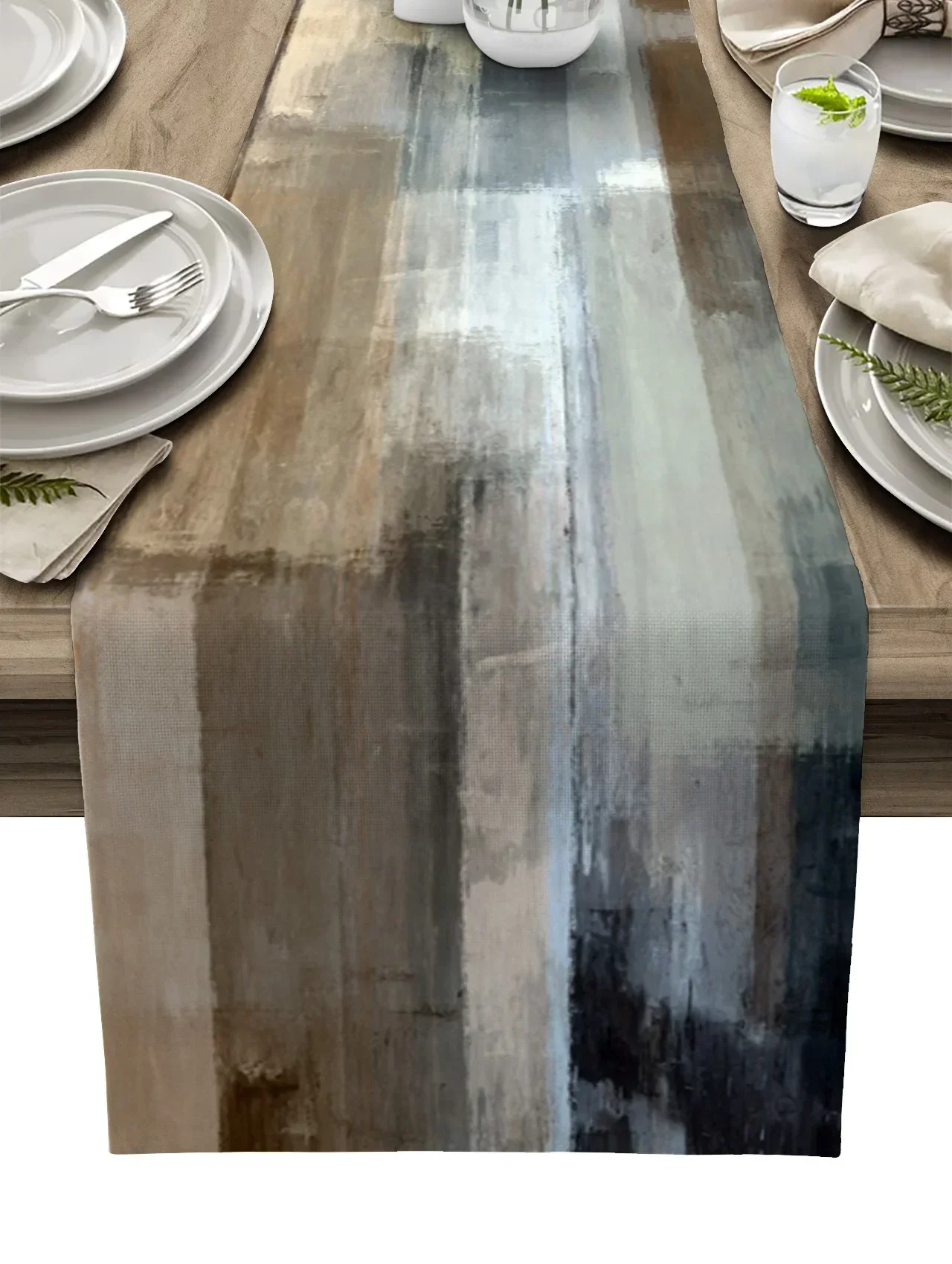 

Oil Painting Abstract Art Table Runner Decoration Home Decor Dinner Table Decoration Table Decor