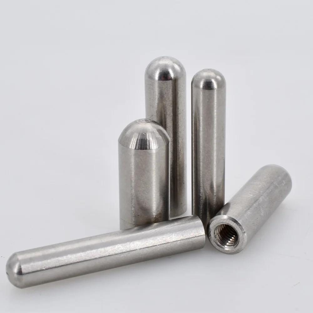 M3 M4 M5 M6 304 Stainless Steel Round Head Guide Pillar Cylindrical /Internal Thread Perforated / Locat Pin Locking Rod Fastener