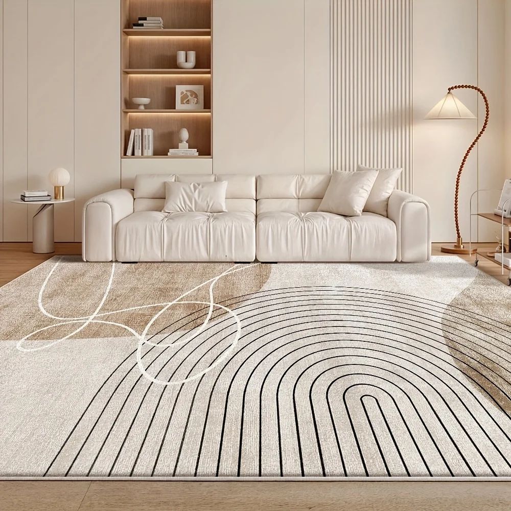 

VIKAMA Living Room Light Luxury Luxury Sofa Crystal Velvet Floor Mat Bedroom Bed Easy To Take Care Of Carpet Home Decoration