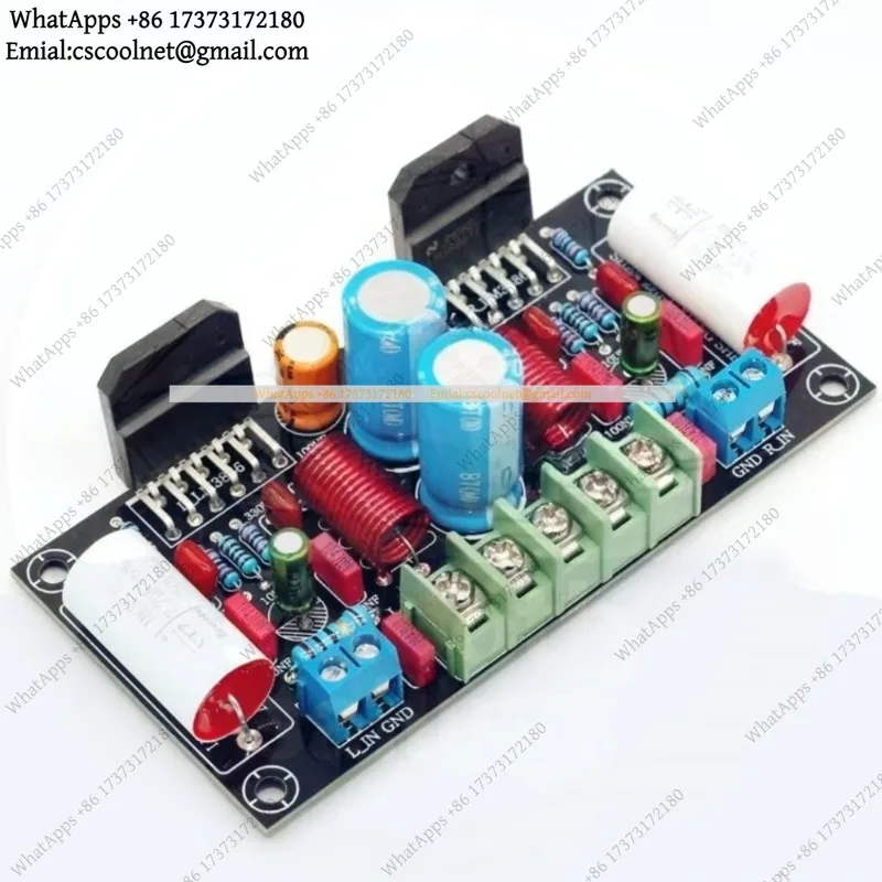 JS02 LM3886 Audio Power Amplifier Board DIY Kit Dual Channel Stereo PCBA for Electronics Projects