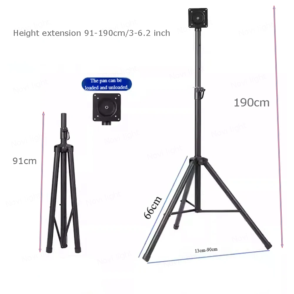 All Metal Steel Tripod Display Computer Touch Screen Stand Tray with rotating head, Monitor Connector Bracket