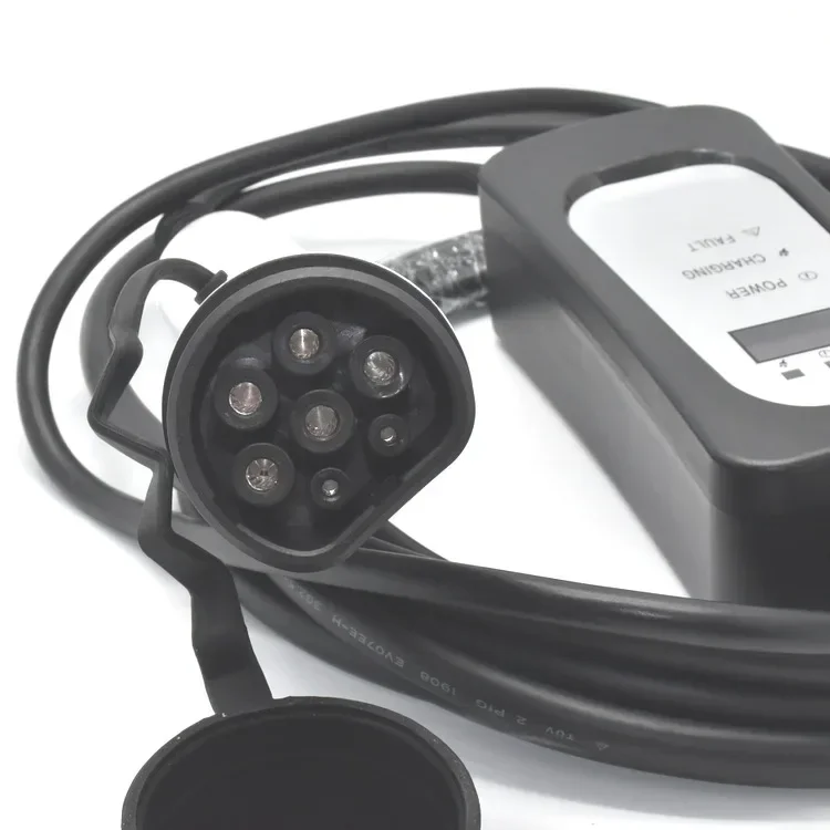 

Home Cycling Charger Portable New Energy Vehicle Euro Standard 16A Charging Gun Belt Control Box Type2