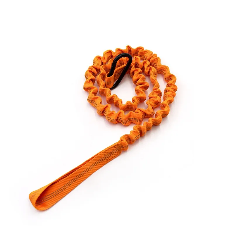เชือกยืดหยุ่นกันหลุดสำหรับไม้พายเรือคายัค 100 ซม. 1 ชิ้น สะท้อนแสง ใช้ยึดเรือยาง เรือตกปลา กระดานโต้คลื่น อุปกรณ์เสริม