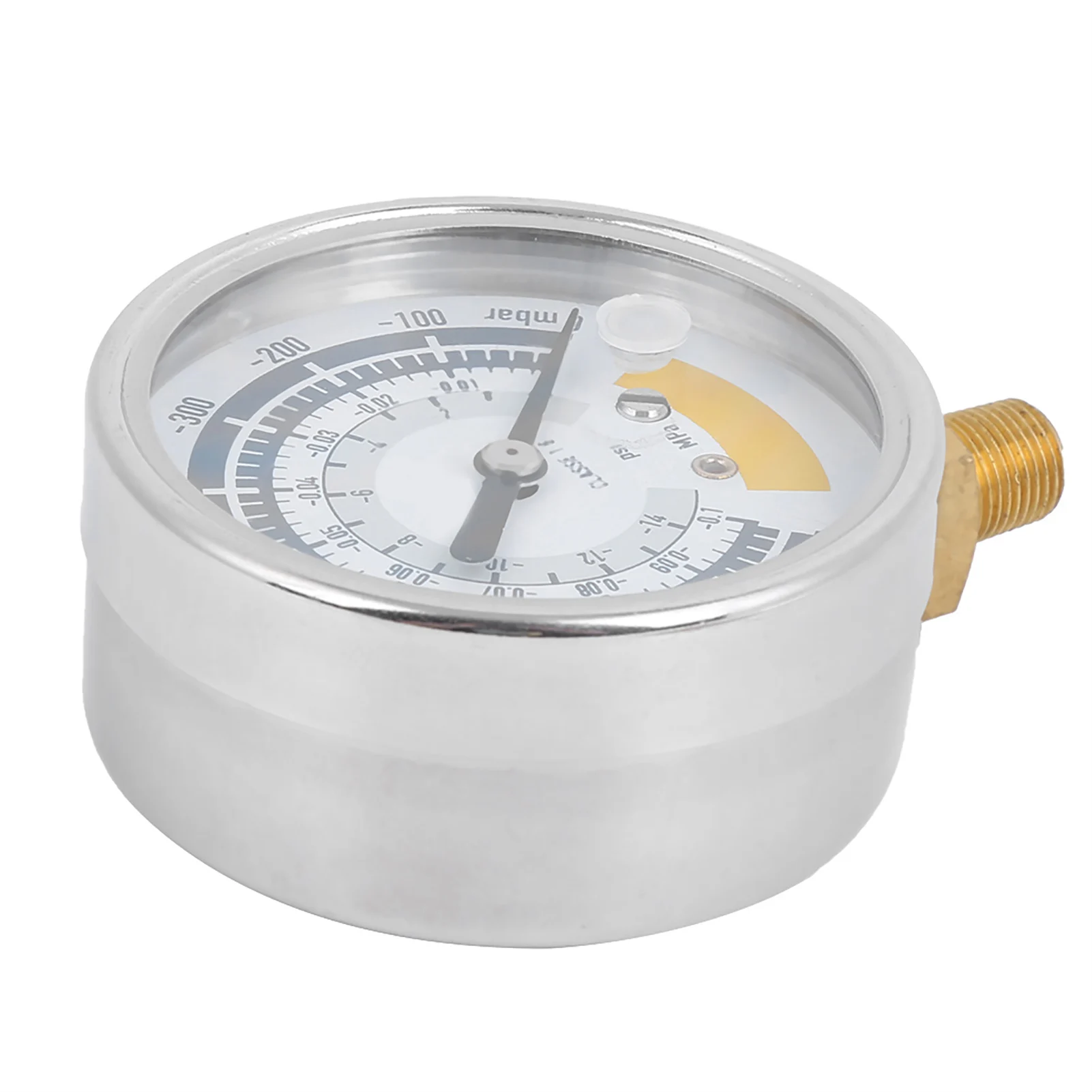 Pressure Gauge Accurate Air Gauge Instrument for Vacuum Pump 0‑14psi NPT 1/8in Connector 0‑14psi Pressure Gauge