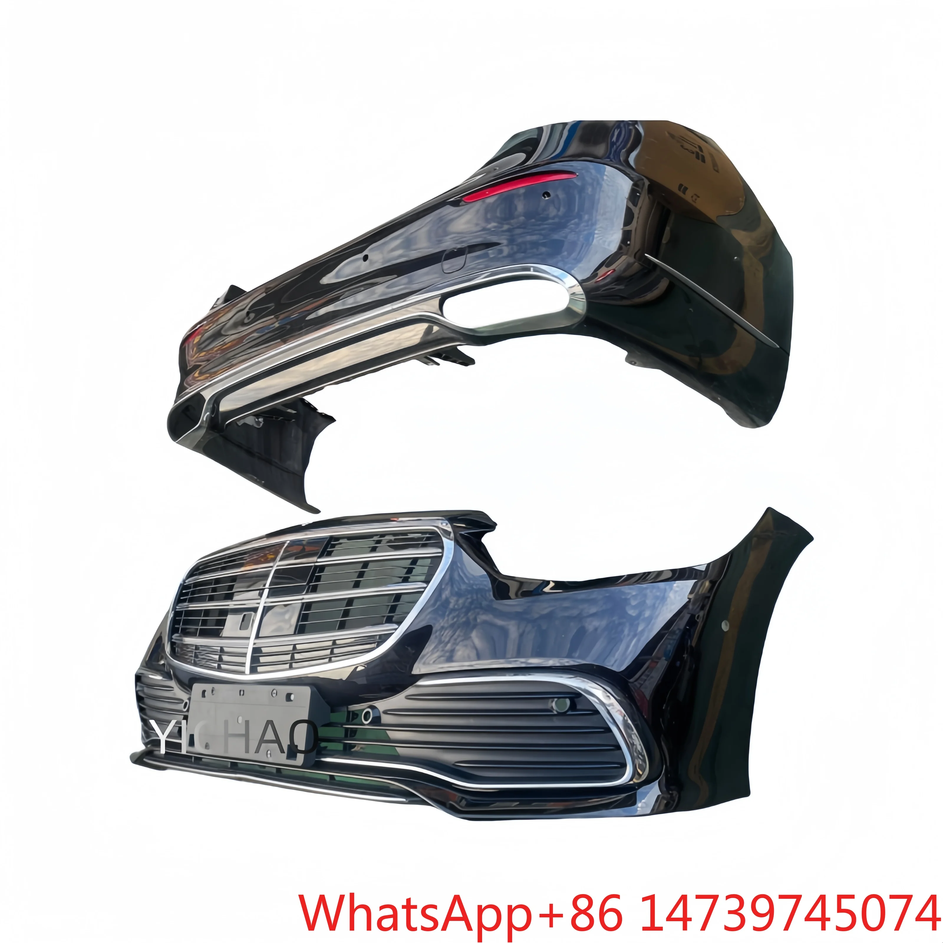 Full Body Kit With Front Bumper Assembly And ille Exterior Upade Parts For S-Class W223 S450Car Front Bumper Front Bumper As