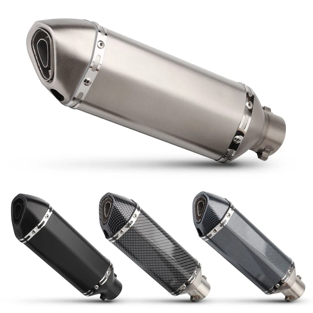 

SXLL 51Mm Universal Motorcycle Exhaust Muffler with DB Killer for R15 Tmax500 FZ6 Mt07 Er6n Gsxr150 GSXS125 MT03 ZX25R G310R CB1