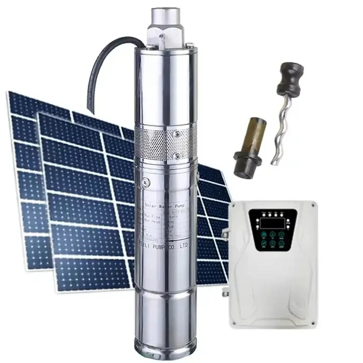 Brushless Dc Motor Agriculture Irrigation Solar Water Pump Solar Screw Water Submersible Deep Well Pump