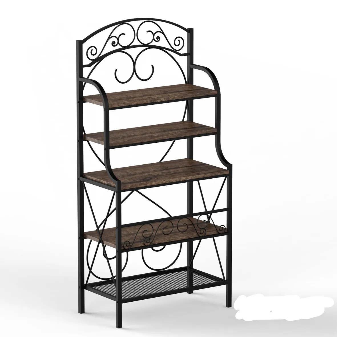 

Industrial Space Saving Storage Shelf Organizer 5 Tier Free Standing Racks Storage Shelf for Home Use