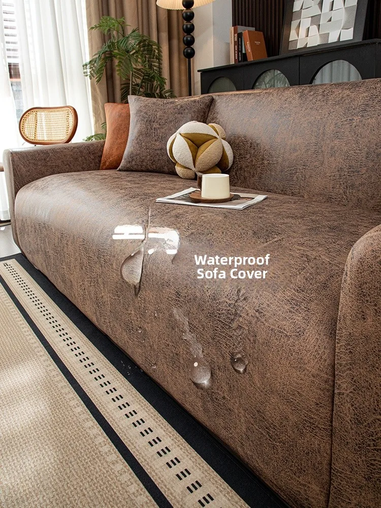 

Универсальный чехол для дивана, водонепроницаемый, устойчивый к царапинам, роскошный, с эффектом премиум-класса, защитный чехол для подушек, полностью облегающий, нескользящий, современный, простой, элегантный.