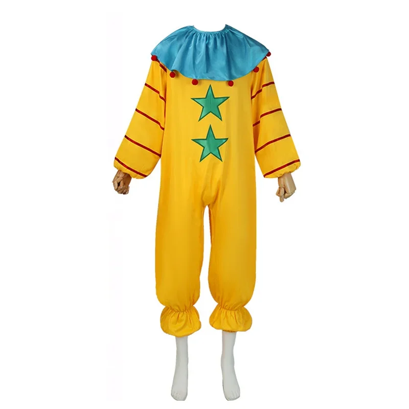 Game Killer Klowns From Outer Space Cosplay Costume Adult Unisex Jumpsuit Full Set Accessories Uniform Halloween Carnival Suits