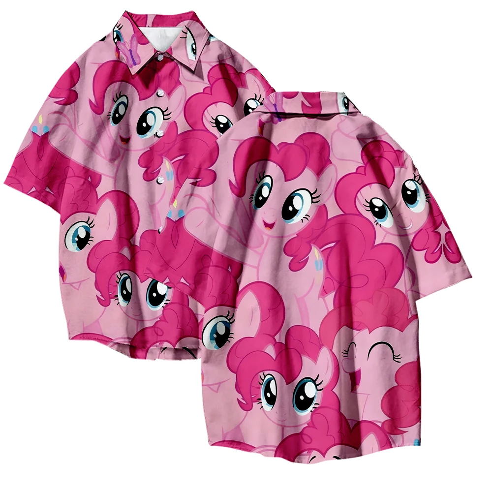 Slaughter Horse 2 camisas de manga curta para homens e mulheres soltas, respiráveis, estampas 3D, tops na moda, legais, estampados em botões, verão, 2023