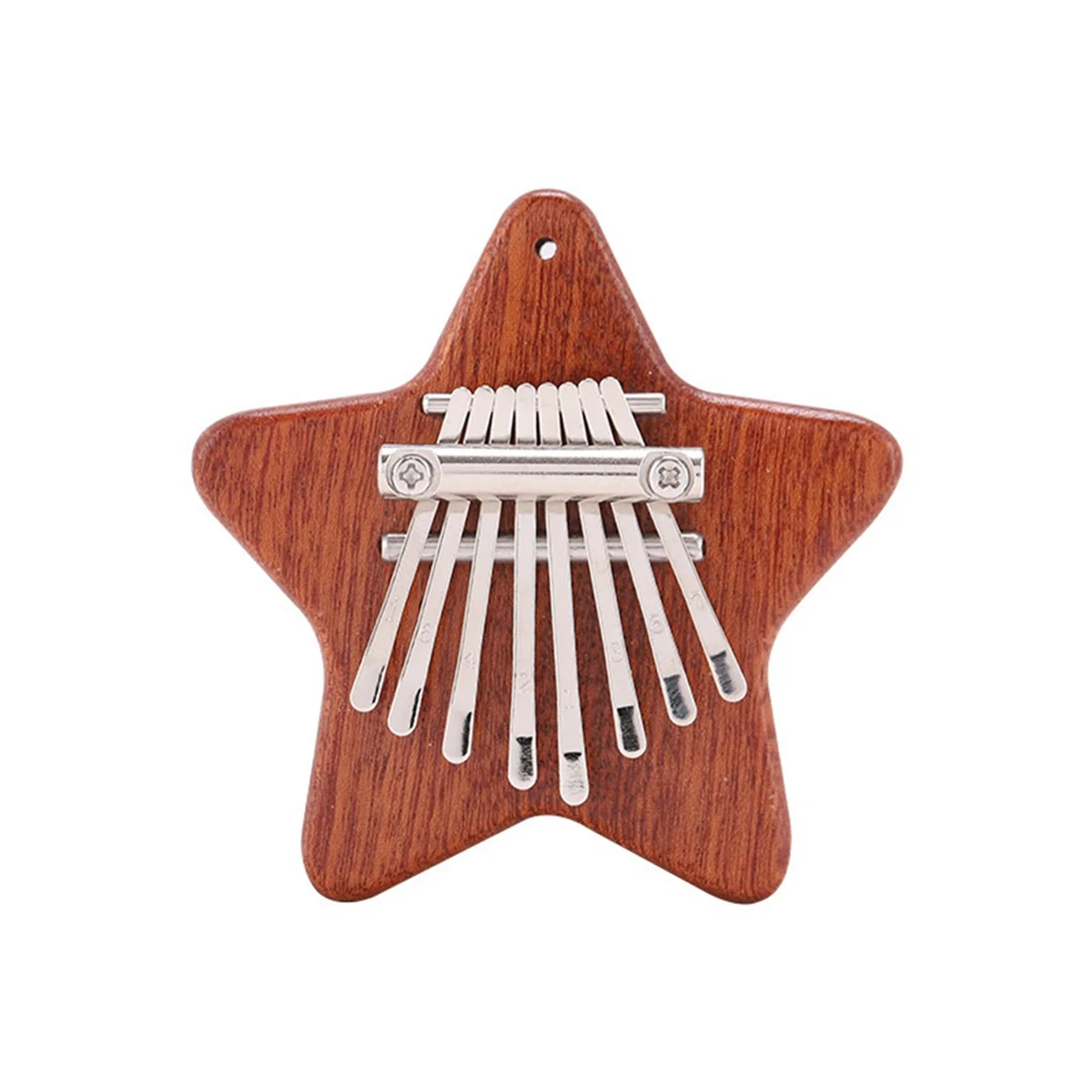 Mini Kalimba 8 Key Exquisite Finger Thumb Piano,Gift for Beginners Music Lovers Players,Cute Pendant Claw