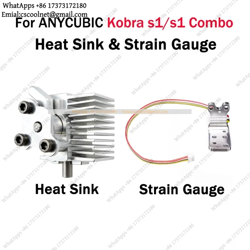 k3 Quick Release Hotend Kit Compatible for Anycubic Kobra S1 S1C Combo Aluminum Heat Sink Sensor Parts