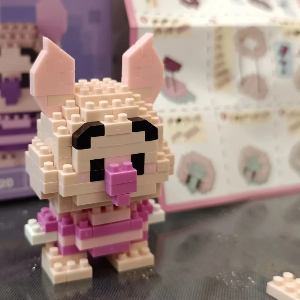 Disney Anime Princess Building Blocks Stitch Mickey Mouse mini Action toy Figures Blocks Toys Bricks Assemble Toys Kids Gifts