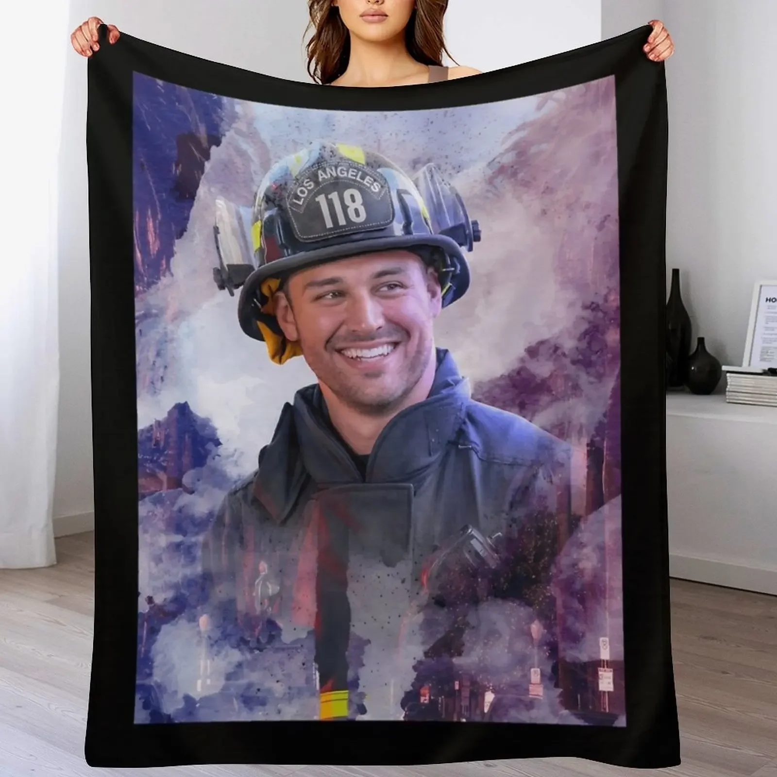 

Eddie Diaz - L.A. Dream Throw Blanket Warm Comfortable Blanket Gift for Parents Friends