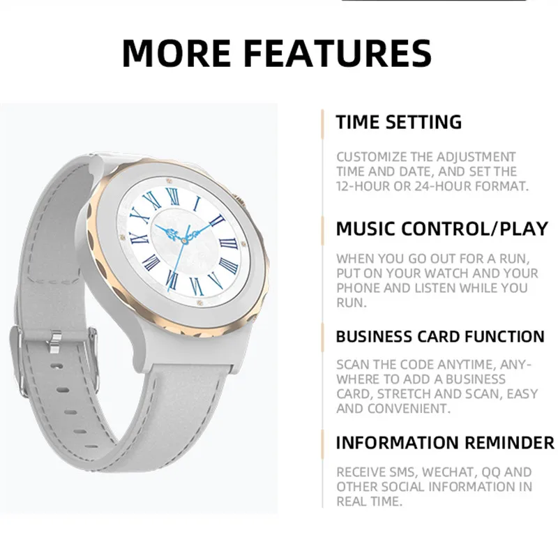 السيدات HW3 ساعة ذكية صغيرة Smartwatch الإناث NFC بلوتوث دعوة المرأة ساعة ضغط الدم الأكسجين ل iOS أندرويد