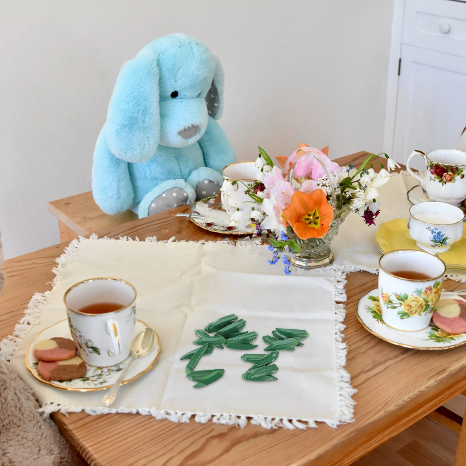 10 قطعة البامية المصغرة واقعية الراتنج الخضروات الصغيرة اكسسوارات دمية المطبخ الديكور التظاهر الغذاء مصغرة سوبر ماركت #6