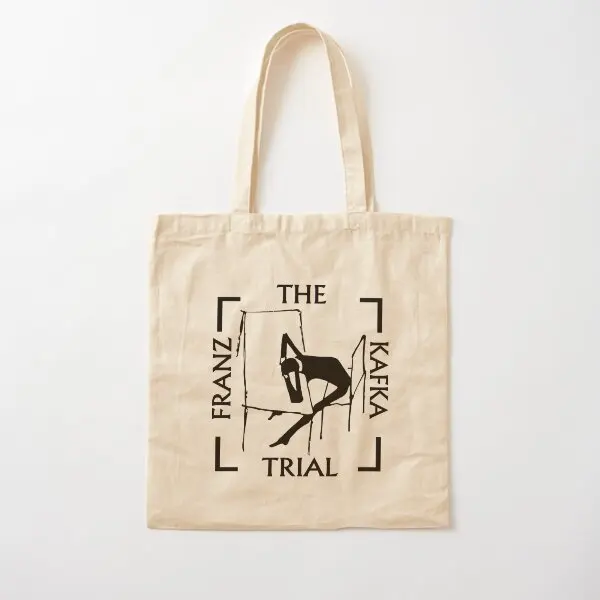 The Trial Franz Kafka Cotton Canvas Bag Printed Travel Shopper Shoulder Bag Women Unisex Tote Grocery Casual Fashion Reusable