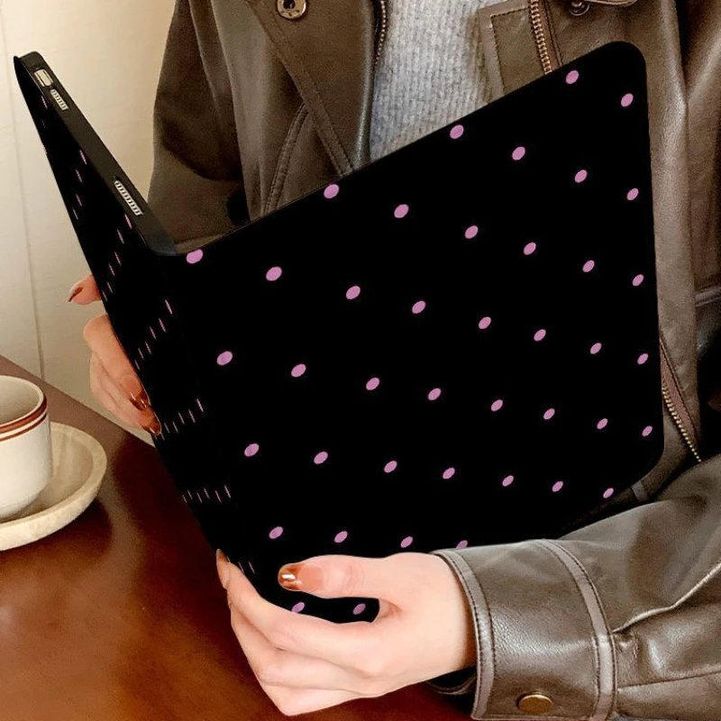 

Protective Case for IPad Case 10 Gen Pro 11 2nd 3rd 4th Air 2/3 10.5 Air 5th 4th 10.9 10.2 7th 8th 9th Gen Simple Polka Dots