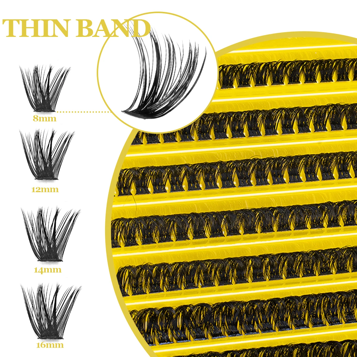 DIY 속눈썹 연장 키트 속눈썹 클러스터 자연스러운 외관 개별 속눈썹 클러스터 속눈썹 연장 래쉬 본드 및 씰 래쉬 트위즈