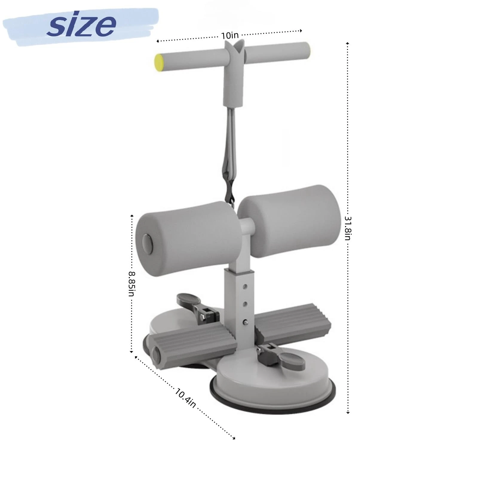 Sit Up Assist Device, Home Fitness Equipment, Abdominal Compression Device, Suction Cup Type Multifunctional Exercise Equipment