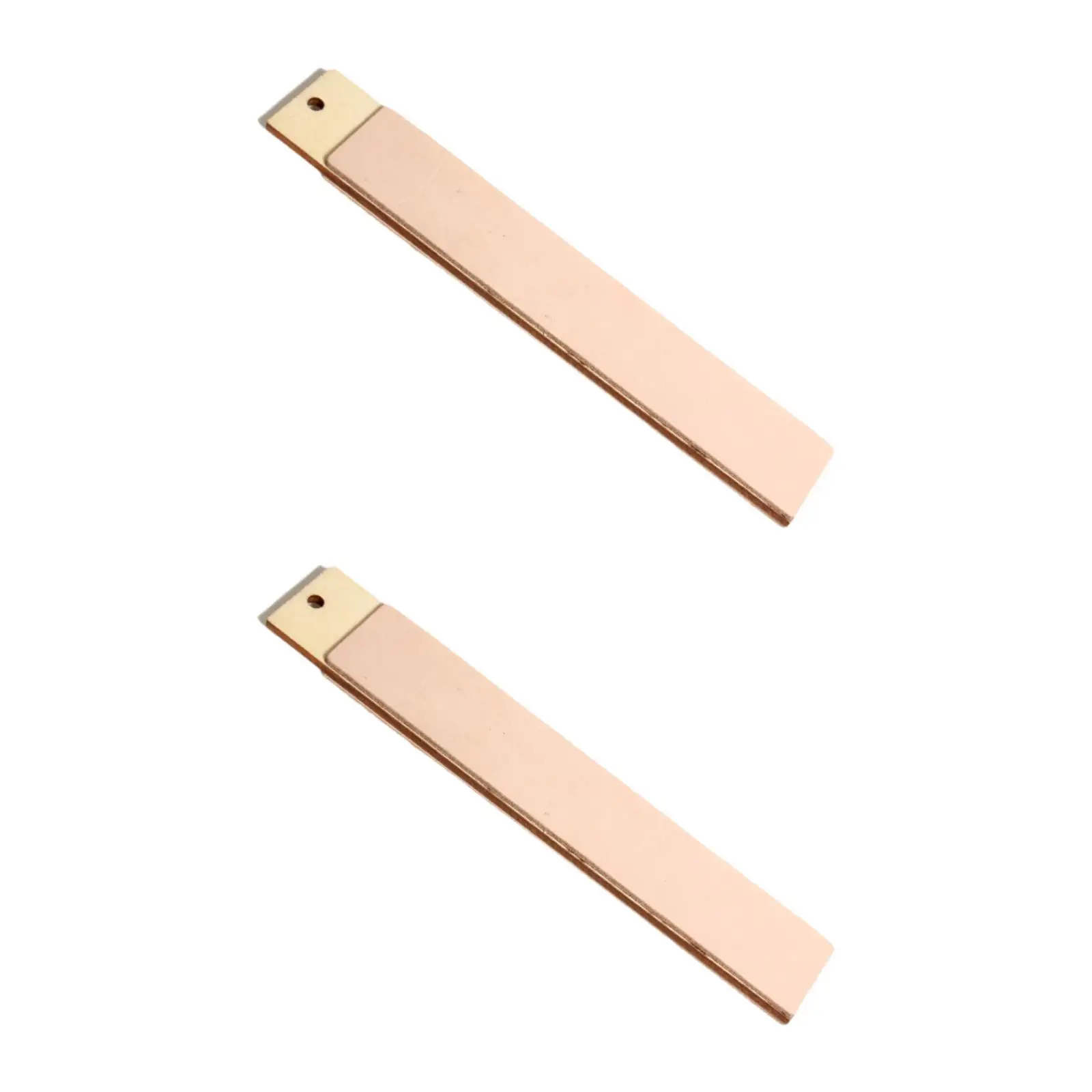 2x Leather Strop 2 Sided Sharpening Board DIY Craft Knife Sharpening Sharpening Strop Board for Wood Carving Woodworking Polish