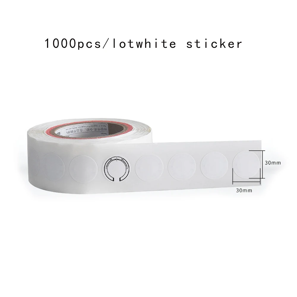 ISO18000-6C(6B) 860-960MHZ عملة نمط UHF RFID علامة التسمية ضياء = 25 مللي متر 1000 قطعة/لفة