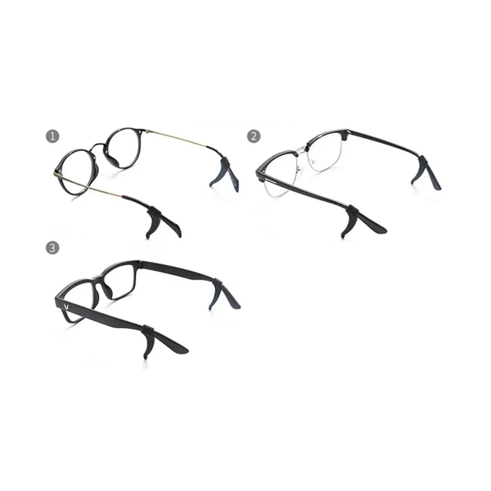 

24 Pcs Anti Slip Glasses Cover Eyeglass Ear Pads Silicone Antiskid Hooks For Running Exercise Fit Most Glasses