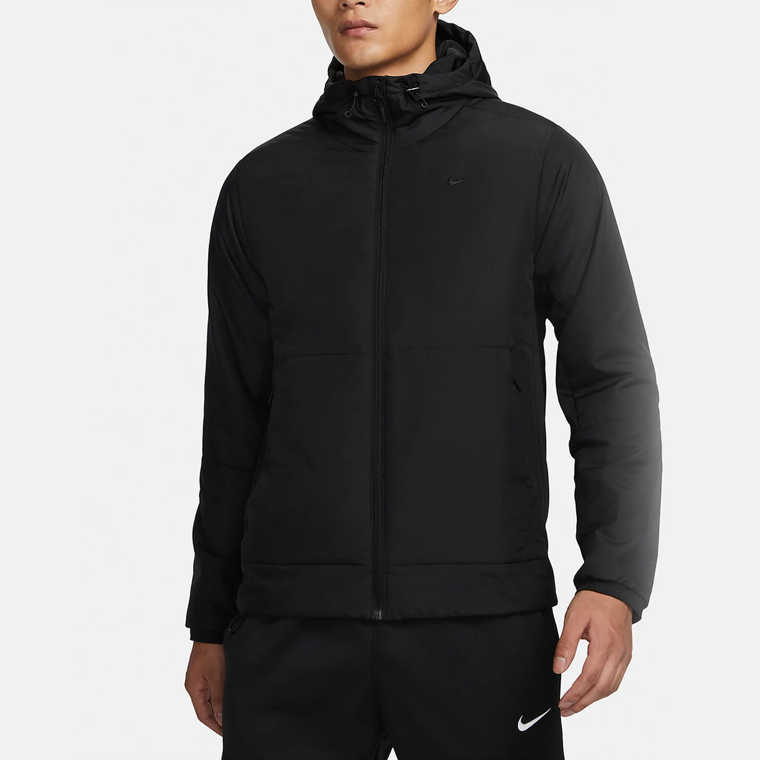 Nike genuine new men's warm and windproof hooded sports cotton jacket FB7545-010