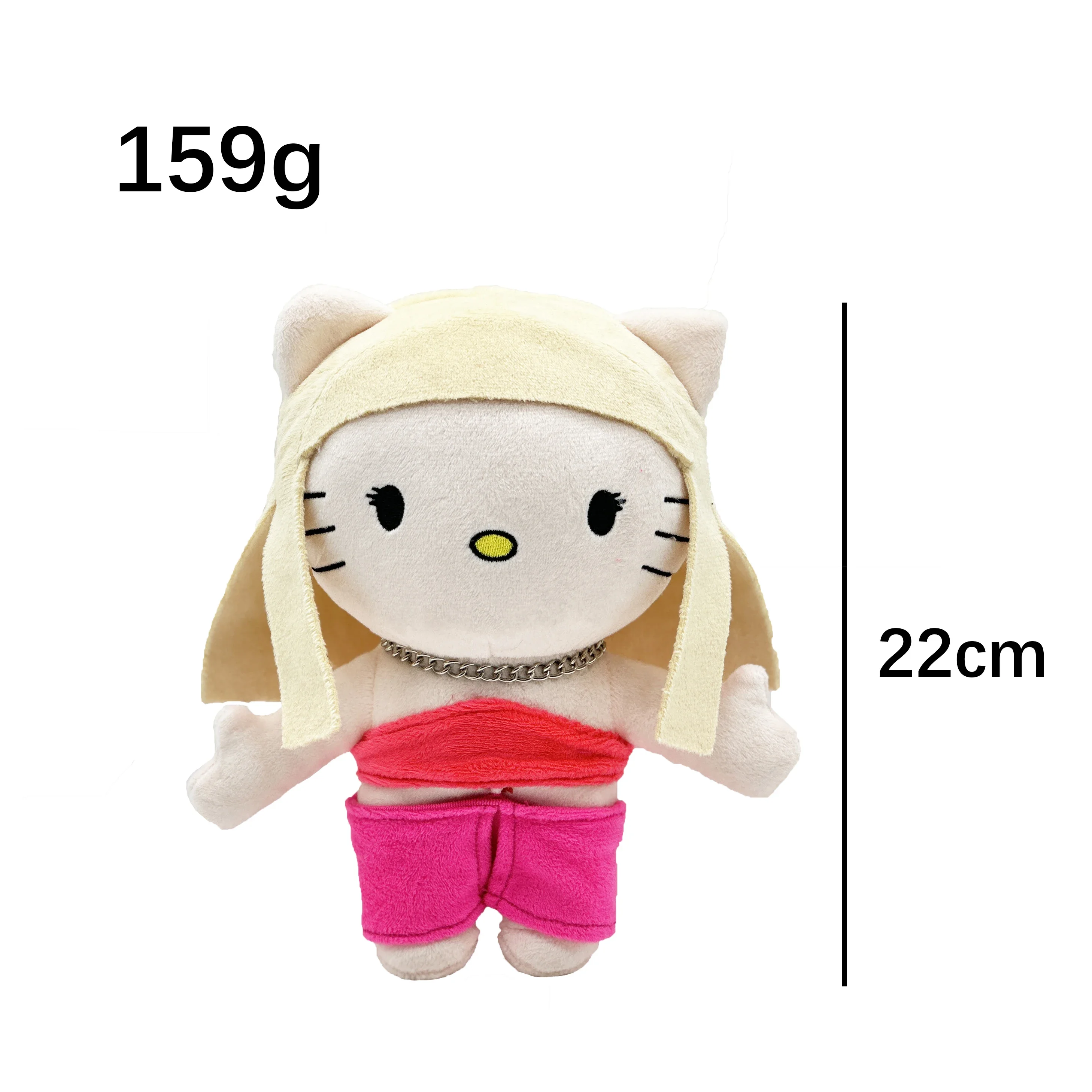 Hello Kitty Taylors muñeco de peluche lindo pelo amarillo niñas figura de juguete de peluche juguetes de peluche niños niñas regalos de navidad