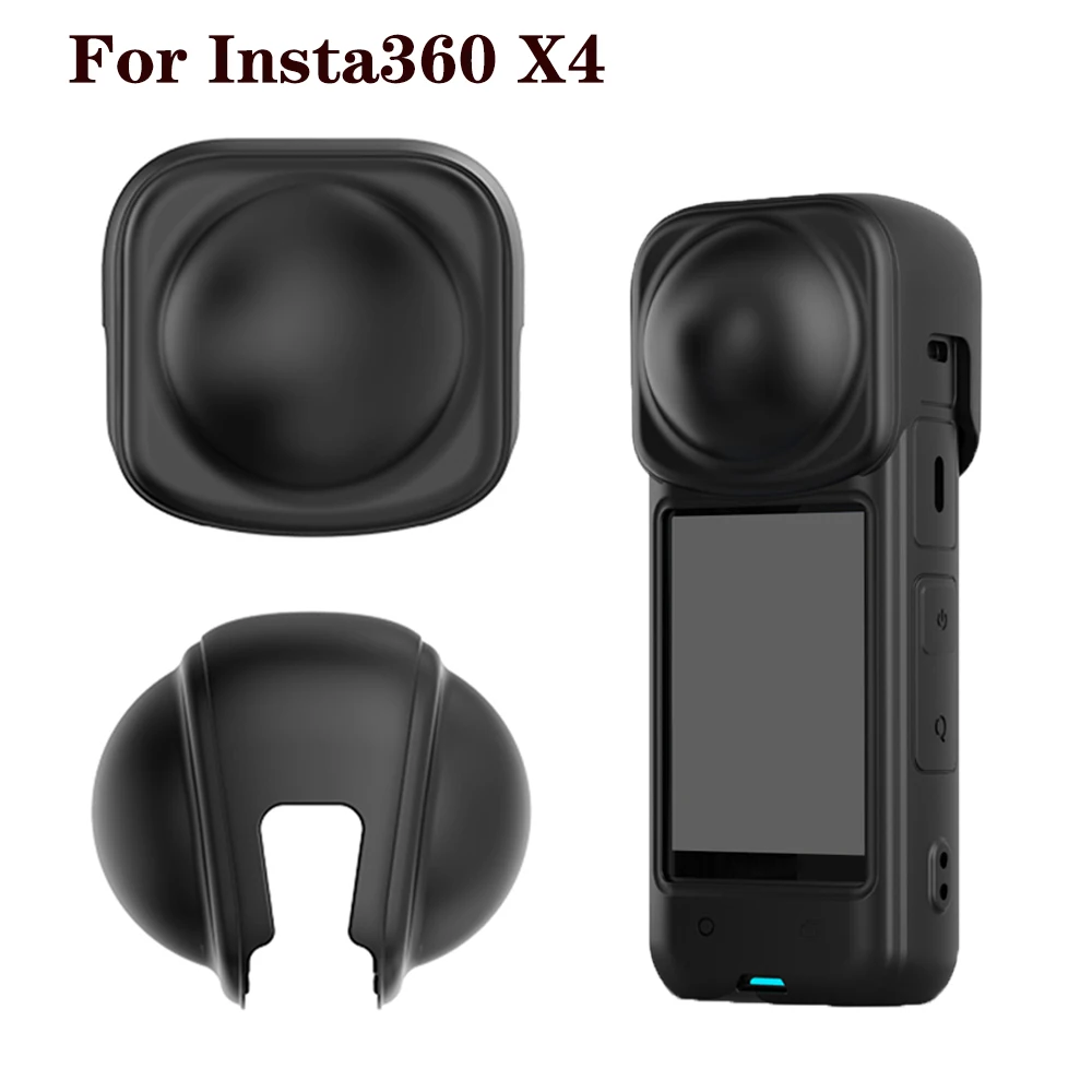 

Anti-scratch Silicone Lens Cap Protective Cover for Insta360 X4 Protective Dustproof Case Panoramic Sports Camera Accessories