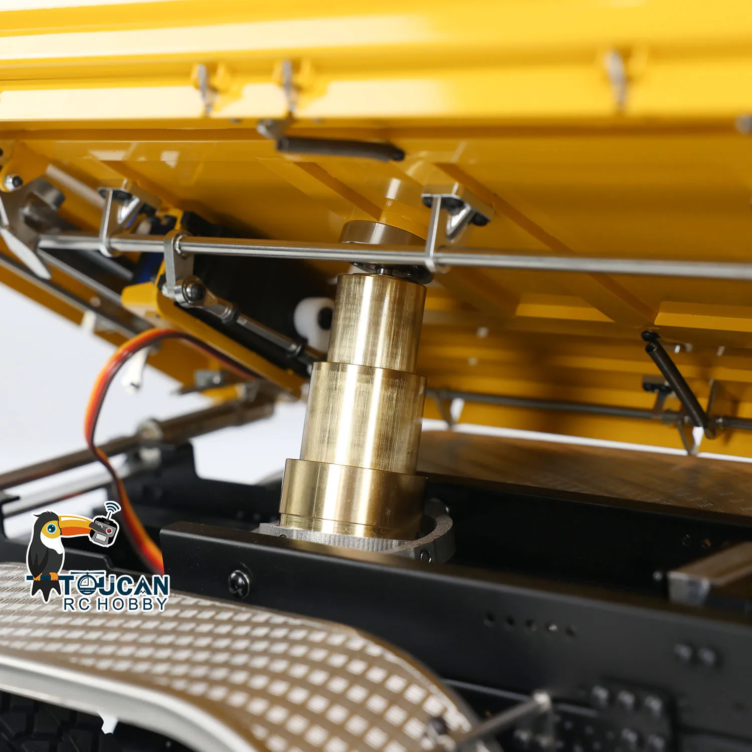 RTR LESU  RC Hydraulic Dump Truck 6x6 Metal Chassis 1/14 Scale Radio Control 3-way 3-speed Tipper Car Model Light Sound System