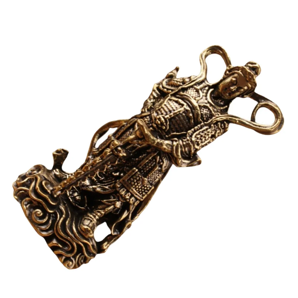 

Exquisite Brass Buddha Statue for Indoor Decor Protective Guardian Design Retro Metal Art Piece for Meditation Space