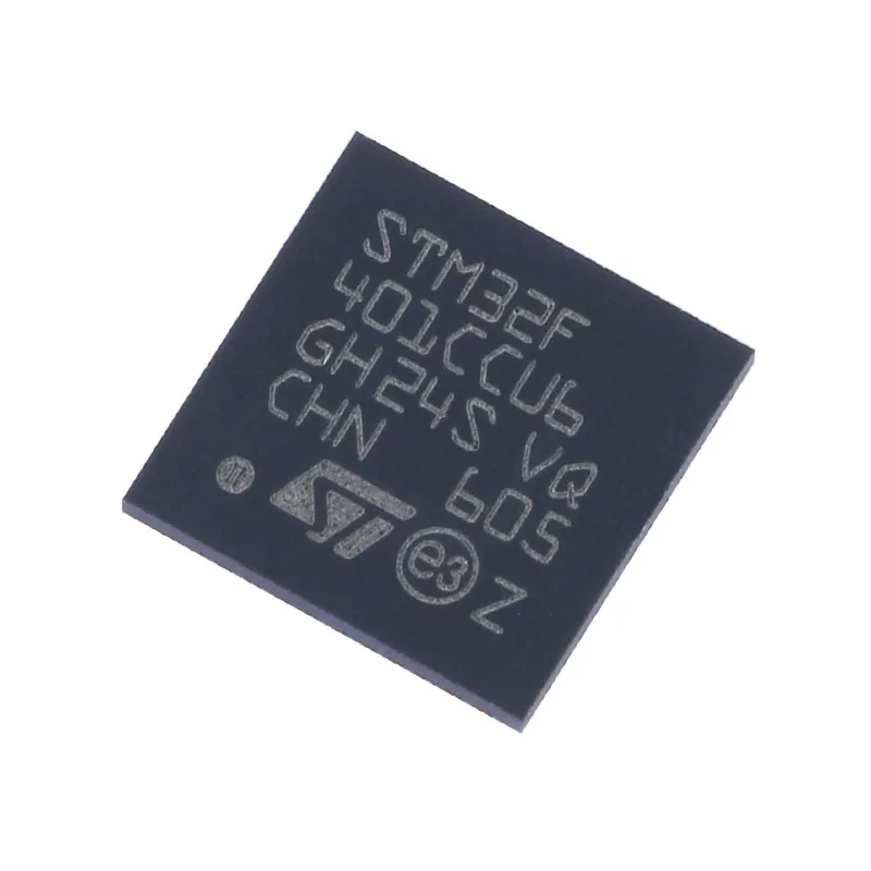 Original STM32F401CCU6, UFQFPN‑48 Package, ARM Cortex‑M4 Core 32‑Bit Microcontroller MCU Chip