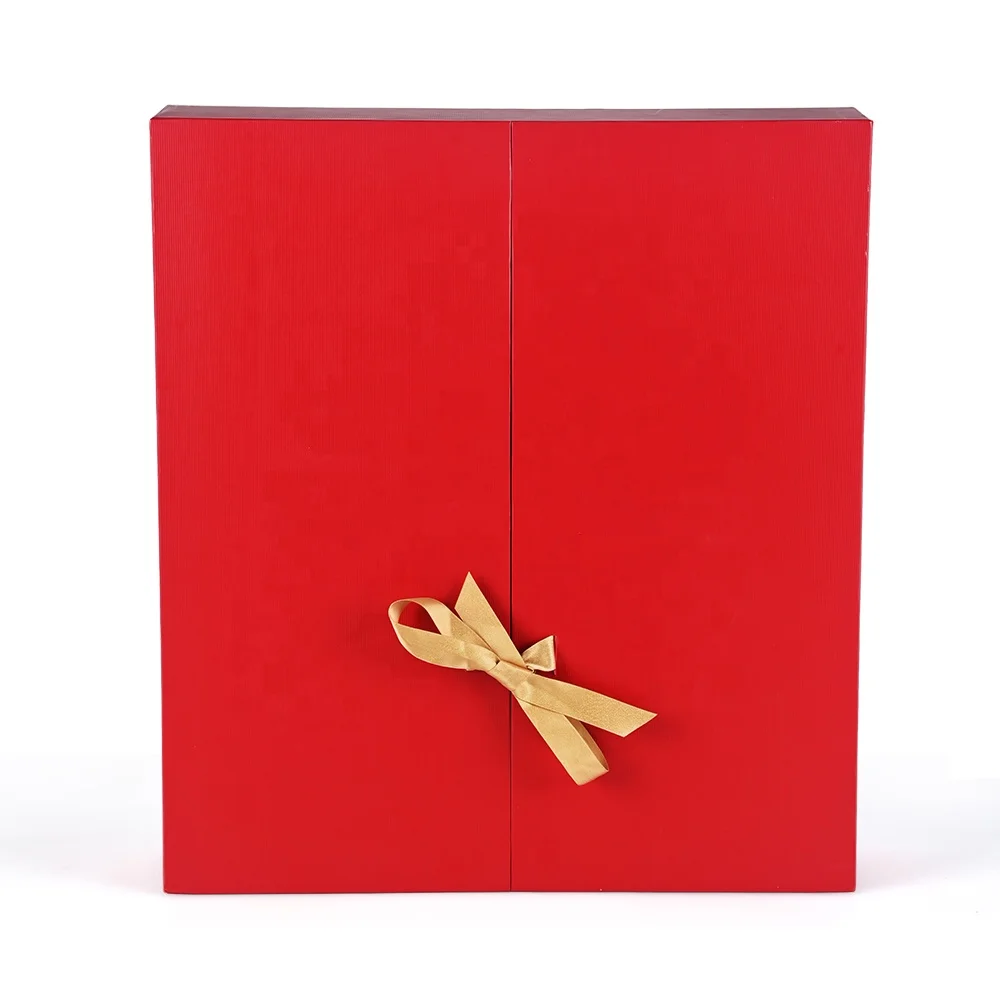 Customization.Personalized Christmas Advent Calendar Box Kids Holiday Gift  Sustainable Cardboard Box with Ribbon