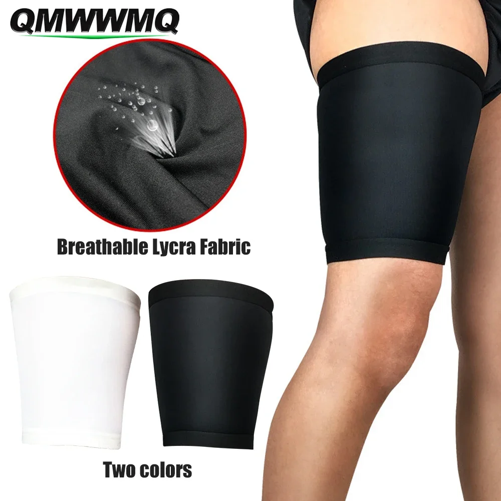 1Pcs Compression Thigh Sleeve - Copper Men Women Upper Leg Support Brace for Pulled or Torn Hamstring Treatment,Sore Runner Pain