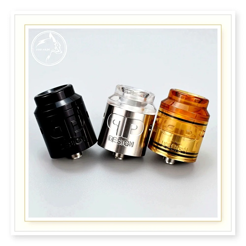 QP KALI V2 RDA 25mm Dual Coil Vape Tank with Squonk BF Pin, Durable PC & PEI Construction, 510 Connection Atomizer view 2