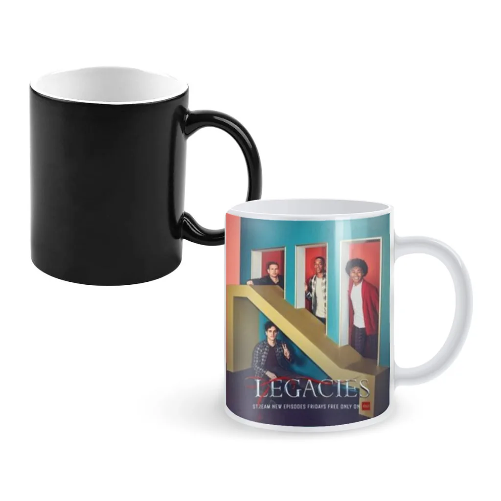 

TV Series Legacies Creativity Change Color Chang mug Ceramic mug Hot Coffee Cup Breakfast Cup mug Friend Gift