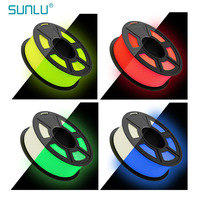 SUNLU Glow in The Dark PLA Filament Neatly Wound Luminous PLA Filament 1.75mm +/- 0.02mm 1KG Filament Fit Most FDM 3D Printers
