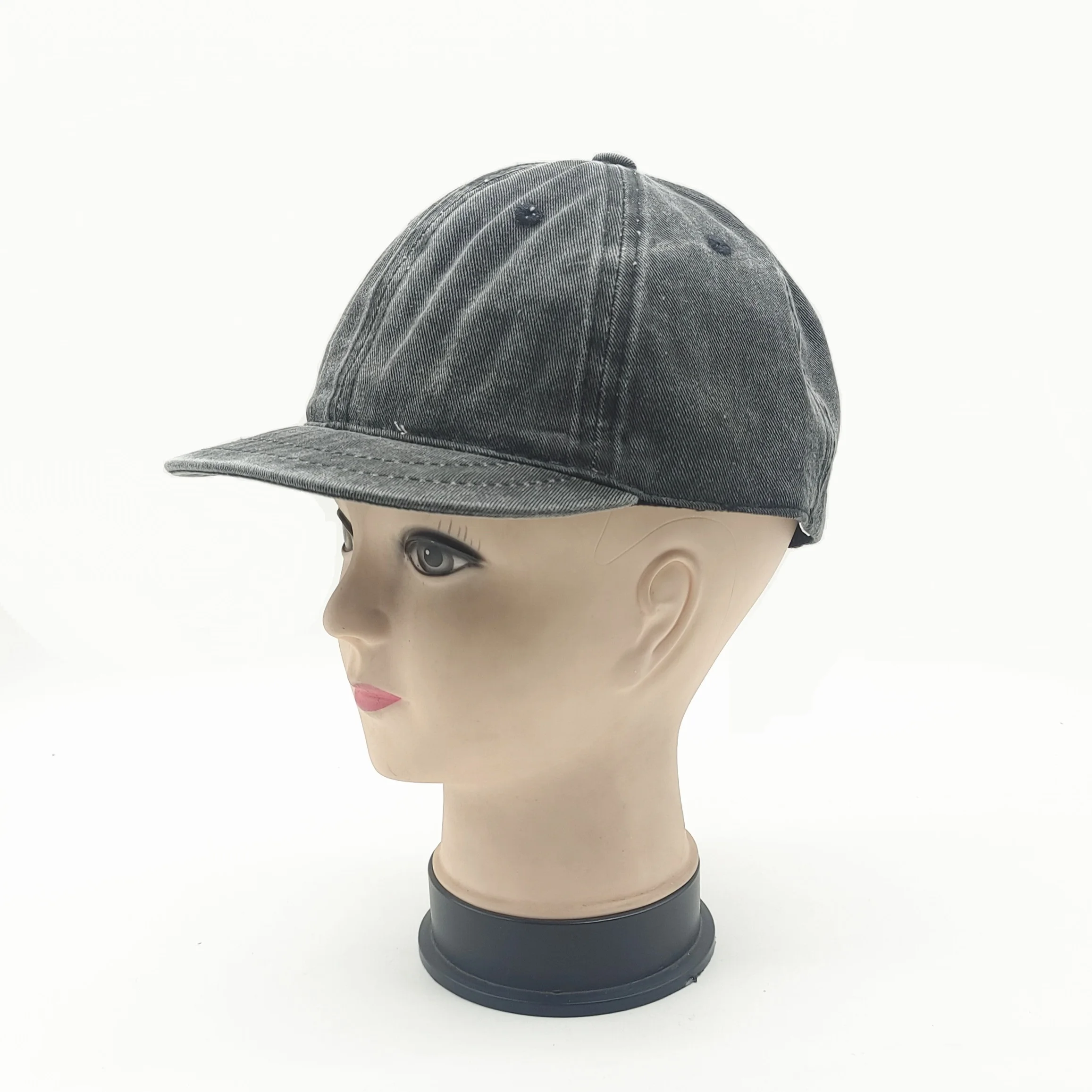 

Personalized custom washed denim breathable military hat for men and women, soft top hat, fashionable baseball cap