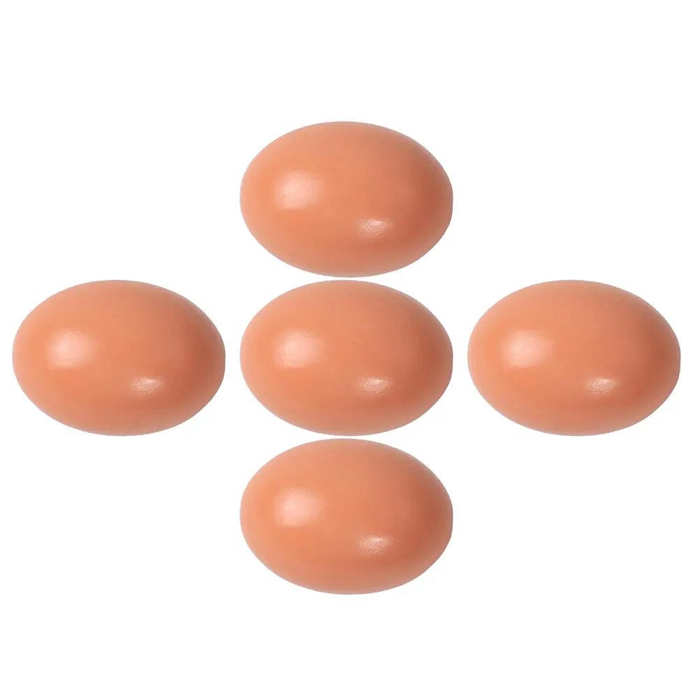 

Imitation Eggs High Simulation Realistic Wooden Fake Chicken Craft Supplies Safe Sturdy Material DIY Children Creativity