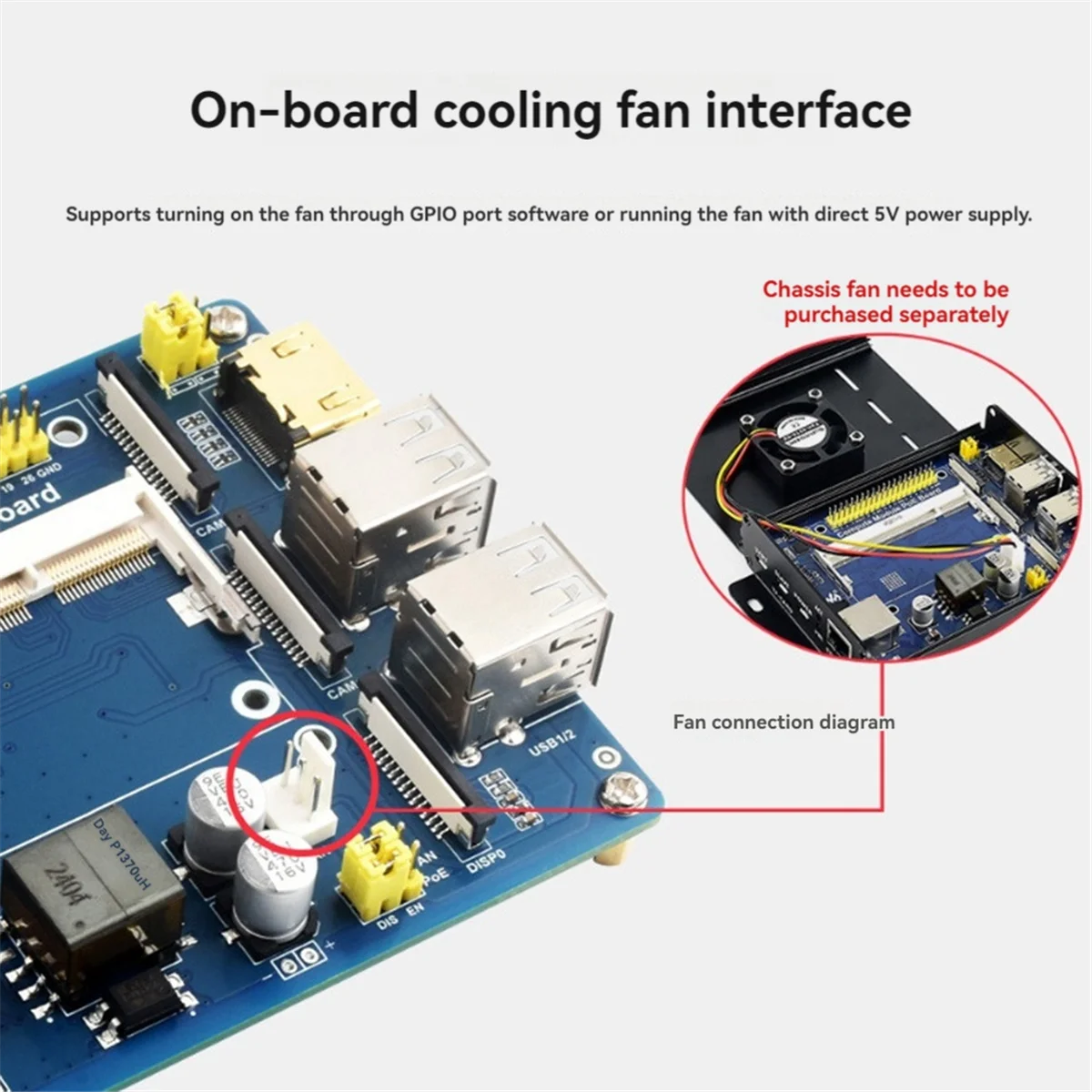 

Compute Module PoE Board for CM4S CM3 3Lite 3+ 3+Lite Series Core Board Compute Module Expansion Board