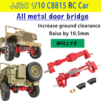 Aluminum Alloy CNC Anodized Full Metal Front Rear Portal Axle for JJRC 1/10 C8815 Willys MB  Retro Jeep Upgrade Accessories