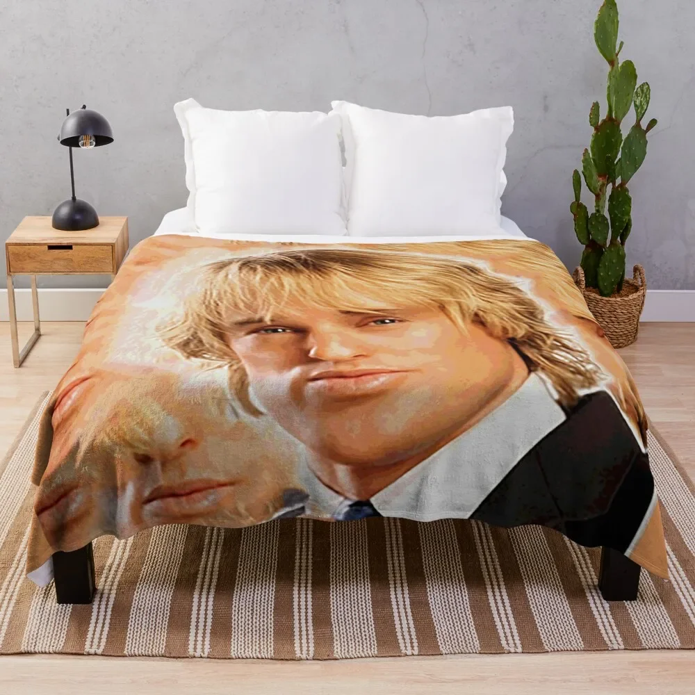 

Owen Wilson Throw Blanket Decorative Beds Sofa Throw Soft Big Bed Fashionable Blankets