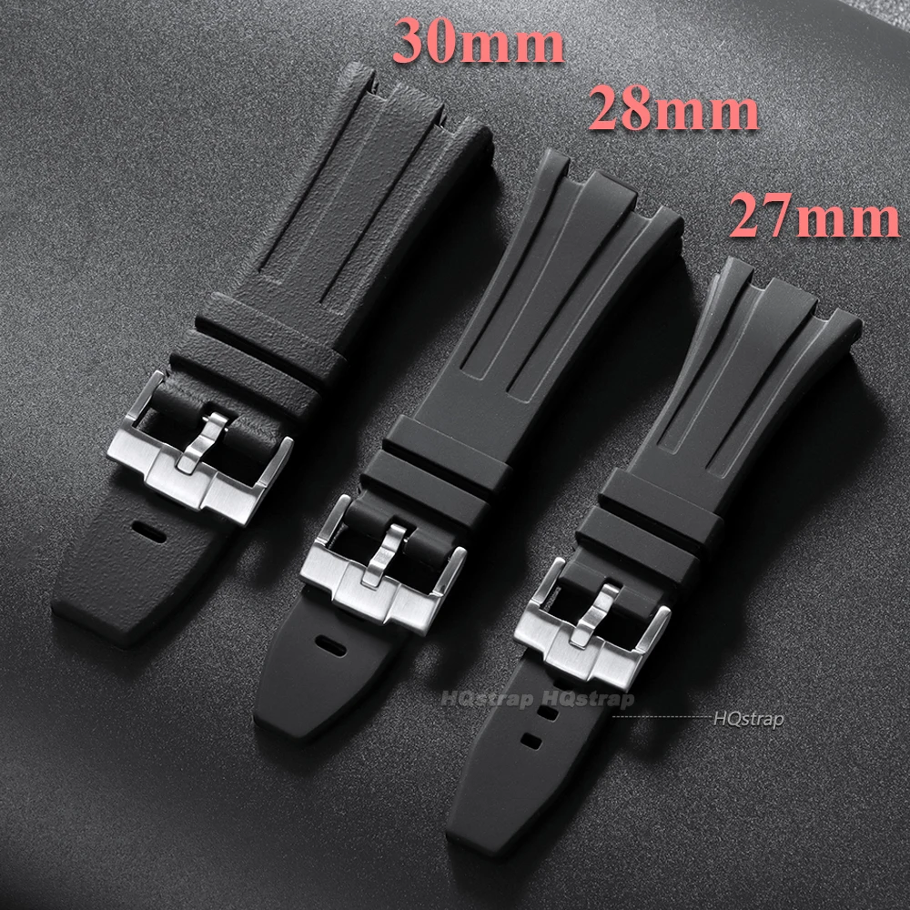 27mm 28mm 30mm Rubber Strap fo - Audemars Piguet Watch Royal Oak review and price