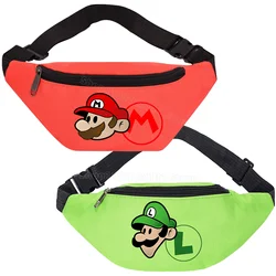 Super Mario Bros Diesel Bag for Children Anime Fanny Pack Game Figure Print Messenger Bag Cartoon Shoulder Bag Sports Bags Gift