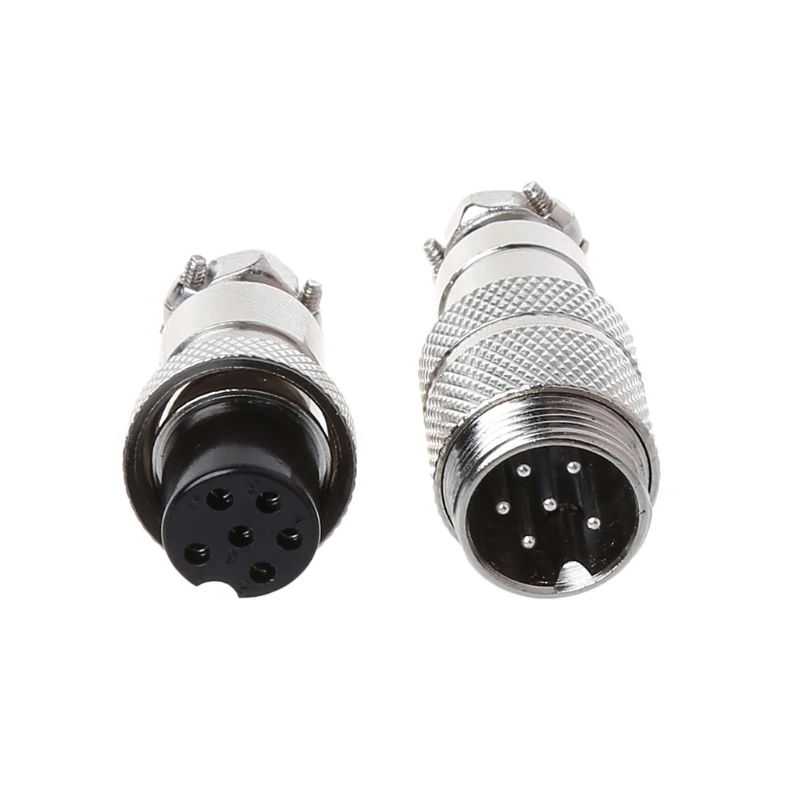 Conector macho aviación Gx16, enchufe 2/3/4/5/6/7/8 pines