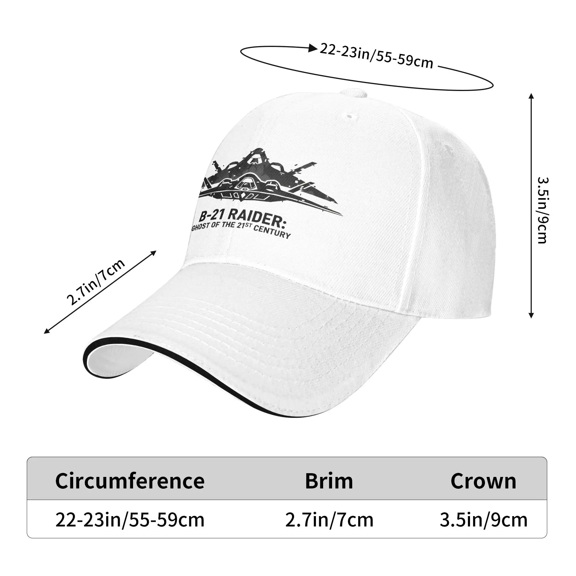 B-21 Raider Stealth  Next Gen US Air Force Aircraft Baseball Cap  y2k Cute Trucker Hat Women Men Hunting Camping Baseball Caps