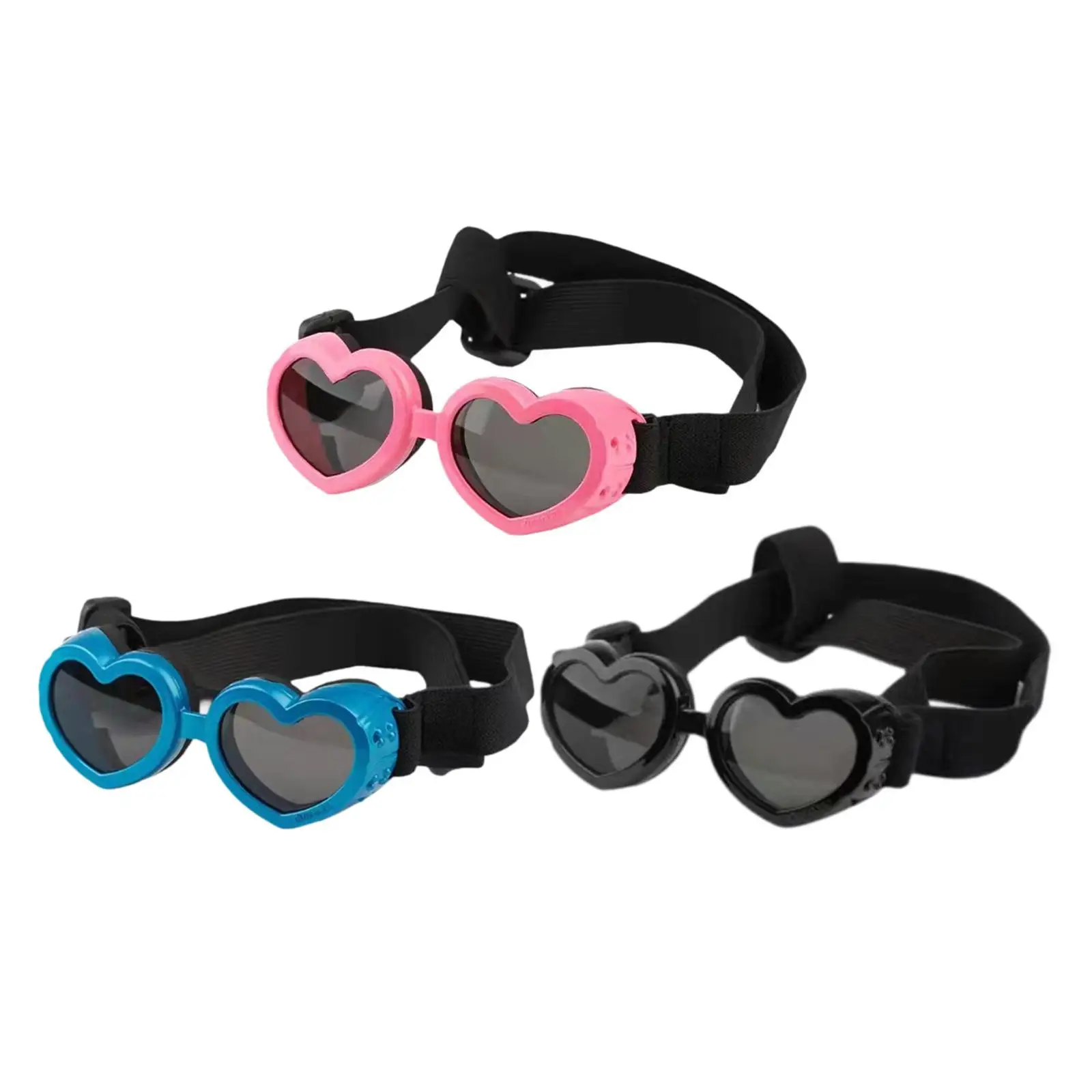 Small Dog Sunglasses Doggy Goggles Pet Accessories with Adjustable Strap