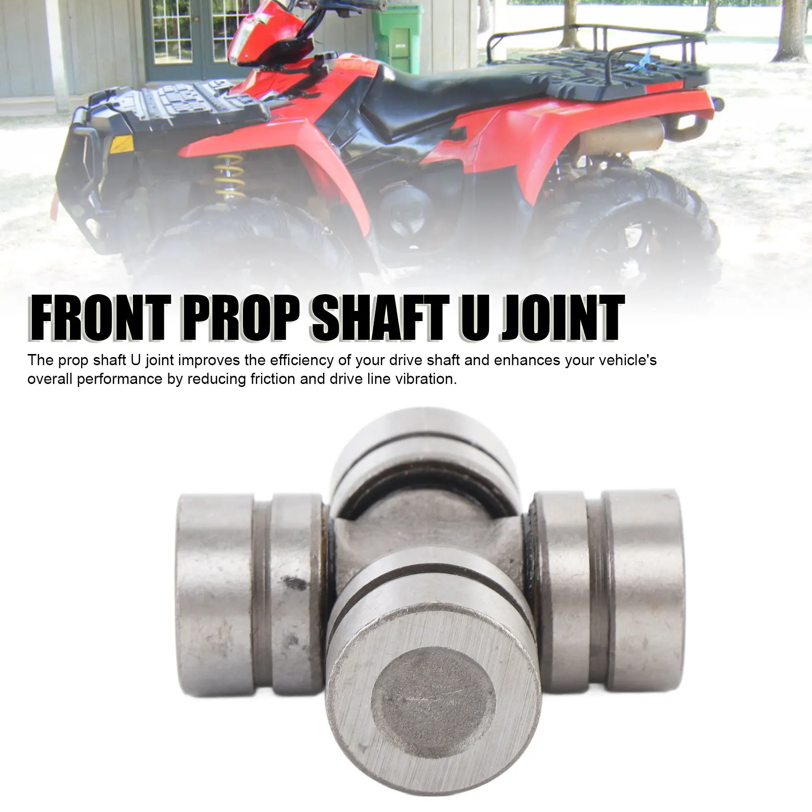 

Front Driveshaft U Joint Set Sturdy Easy Installation 2202015 Front Axle U Joint Set for 800 Sportsman EFI 4X4 2005 To 2010